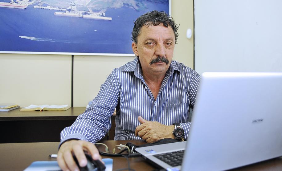 Na diretoria do Porto de Antonina permanece Luis Carlos de Souza, que ocupa a função desde março de 2013.