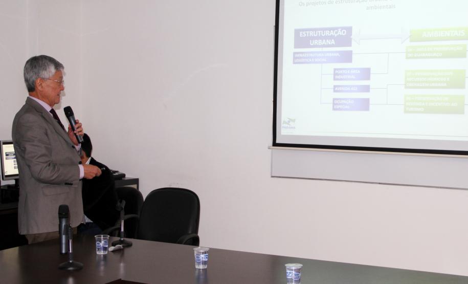 Taniguchi apresentou os projetos do governo para melhorias no litoral paranaense.