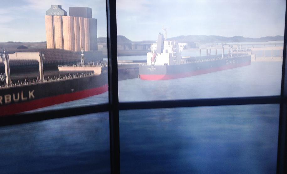 Teste comprova viabilidade do novo projeto de pier em “F” do Porto de Paranaguá Teste comprova viabilidade do novo projeto de pier em “F” do Porto de Paranaguá