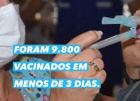 Em menos de três dias, 9,8 mil trabalhadores portuários paranaenses receberam a primeira dose da vacina contra o coronavírus, no Paraná. 