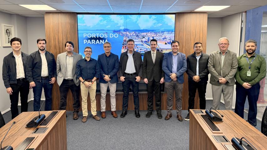 Comitiva liderada pelo governador Coronel Marcos Rocha conheceu práticas de gestão, investimentos e infraestrutura dos portos paranaenses